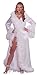 Forum Novelties Vintage Hollywood Marabou Satin Robe