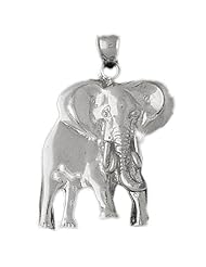 Clevereves 14K White Gold Pendant Elephant 11 - Gram(s)