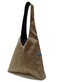 K2L&D2 SUN MochaChino '08 Polka Dots Lining of Katty TESAGE tote bags, comes with Purse Insert (Drawstirng Organizer), Sunbrella (Water-proof), Hobo Style