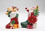Santa Stocking Christmas Salt & Pepper Shaker S/P