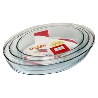 Marinex Value-Pack 3-Piece Oval Bake Dish Set
