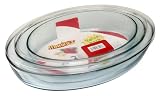 Marinex Value-Pack 3-Piece Oval Bake Dish Set