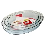 Marinex Value-Pack 3-Piece Oval Bake Dish Set by Marinex