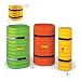 Eagle 1708 Blow-Molded High Density Polyethylene Column Protector for 8" Column with Easy to Install Straps, Yellow, 24" Length, 24" Width, 42" Height