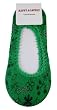 Happy & Lovely Fashion Slip-on Toe Cover Slippers Socks - Green
