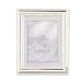 Lawrence Frames Metal Picture Frame Silver-Plate with Delicate Beading, 4 by 5-Inch