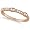 Pave Set Vintage Stacking Diamond Ring Band 14k Rose Gold (0.15ct)
