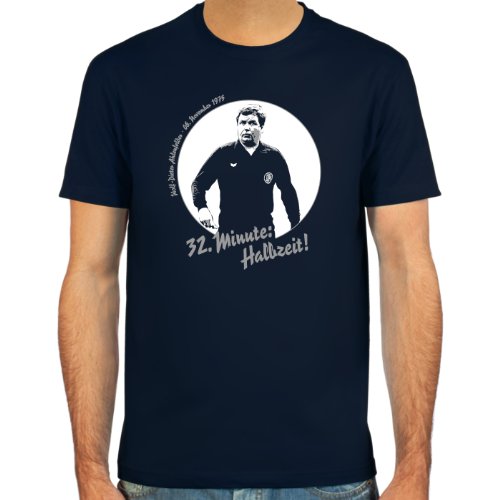 T-Shirt Wolf-Dieter Ahlenfelder ::: Farbauswahl: deepred, schwarz, oliv oder navy ::: Größen: S-XL ::: Fußball-Kult