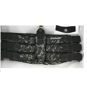 Paintball SPYDER 6+1 CAMO Deluxe Harness with 6 Pods - & NECK PROTECTOR!