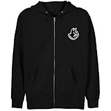 NCAA Wofford Terriers Youth Black Logo Applique Full Zip Hoody
