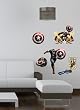 Captain America: The First Avenger 3' x 2' Set -- WallJammer -- Peel & Stick Wall Mural Appliques