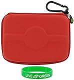 EVA Hard Shell Cube (Red) GPS Case for Garmin nüvi 1300 Series 4.3-Inch
