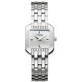 Caravelle Stainless Steel 14 Diamond Ladies Watch-Caravelle