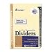 Gold-reinforced Black Leather Tab Index, A-z, 25 Tab, 8-1/2"x5-1/2" Ave11348