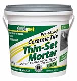 Custom Building Prod. CTTSGQT Simpleset Pre-mixed Tile And Stone Thin-set Mortar