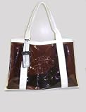 Versace Handbags Medusa Clear Brown DBFB029 - CLEARANCE