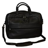 NFL Green Bay Packers Debossed Black Leather Carry-on Bag