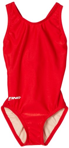 Finis Girl's Youth Bladeback Swimsuit (Red, 22)