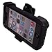 Heavy Duty High Impact Shockproof Dirtproof Hard + Soft Defender Case Cover for Apple iPhone 5c + Belt Clip Holster + Stylus + Screen Protector - Black
