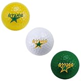 NHL Dallas Stars 3-Ball Tri-Color Golf Ball Set