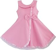 Girls Fall Cotton/Wool Pleated  Dress