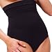 High Waist Firm Tummy Control Thong Panty Shaper Waist Nipper Black or Nude M L or XL