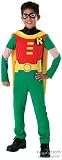 Kid's Robin Teen Titan Costume (Size:Medium 8-10)