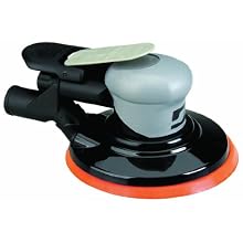 Dynabrade 69029 Dynorbital Silver Supreme Central Vacuum Random Orbital Sander, 6-Inch
