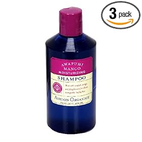 Avalon Organics Moisturizing Shampoo, Awapuhi Mango, 14-Ounces (Pack of 3)