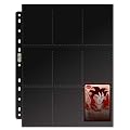 Ultra Pro 82826 - Pages Platinum 9-Pocket (10), schwarz