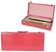 Pink Salmon Alligator-Mah Jong Set