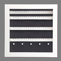 Izzy Jewel Box White Wall-Mounted Medium Earring Box Izzy Jewel Box White Wall-Mounted Medium Earring Box