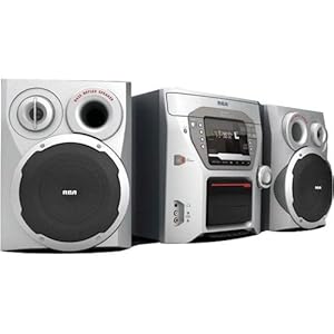 Amazon.com: RCA RS2663 5-Disk CD Changer Bookshelf Audio System