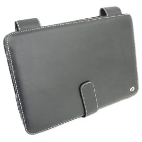 MSI WIND U100 U-100 BLACK LEATHER Mini-Note PC NETBOOK Carrying POUCH CASE Cover Sleeve