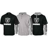 Reebok Oakland Raiders Toddler Black Primary Logo Hoody Sweatshirt