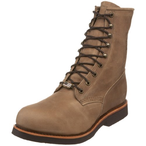 Chippewa Men's 20073 8" Tan Rodeo Steel Toe Lace-Up Boot,Tan,10 2E US
