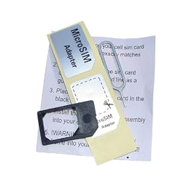 Microsim 3FF Adapter (converts microsim to regular sim)