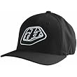 Troy Lee Designs Always Men's Flexfit Fashion Hat w/ Free B&F Heart Sticker Bundle - Black