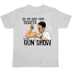 The Office Do You Have Your Tickets the Gun Show Gray T-Shirt