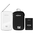 equinux tizi Mobiles TV f�r Apple iPad, iPhone und iPod touch inkl. Tasche und Zusatzakku White Edition