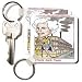 Londons Times Funny Panel Hollywood Cartoons - Shania Mark Twain - Key Chains