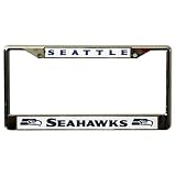 Rico Seattle Seahawks Chrome License Plate Frame