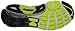 Saucony Men's Hurricane ISO Running Shoe, Silver/Black/Citron,11.5 M US