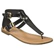 Women's Mossimo&reg; Penina Gladiator Sandals - Black Patent