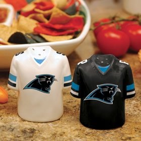Carolina Panthers Gameday Jersey Salt and Pepper Shakers
