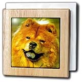 Chow Chow - 6 Inch Tile Napkin Holder