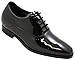 TOTO - X02181 - 2.8 Inches Taller - Size 7.5 D US - Height Increasing Elevator Shoes (Black Patent Leather Lace-up Dress Shoes with Leather Sole)