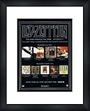 LED ZEPPELIN The Song Remains The Same - Custom Framed Original Ad
