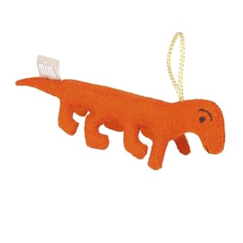 THOMPSON - Handmade Orange Felt Character