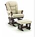 Shermag Glider Rocker w/ Ottoman in Cherry
